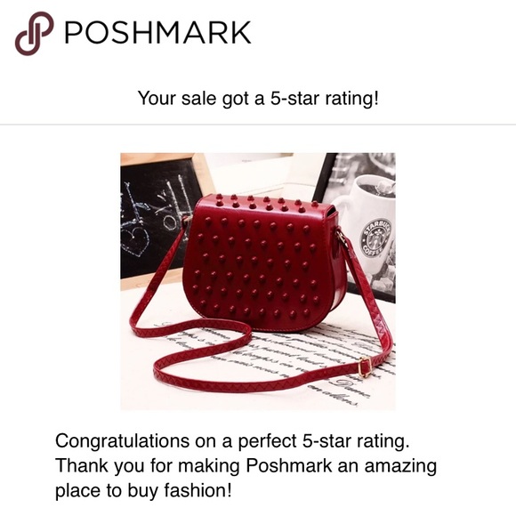 💥LAST ONE💥 Red Rivet Crossbody Bag - Picture 2 of 4